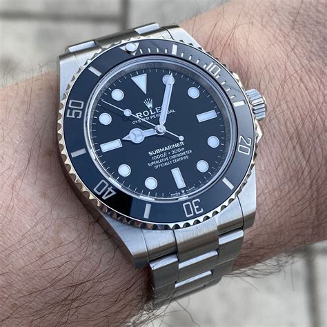 rolex submariner date black 2020|Rolex Submariner 124060 thickness.